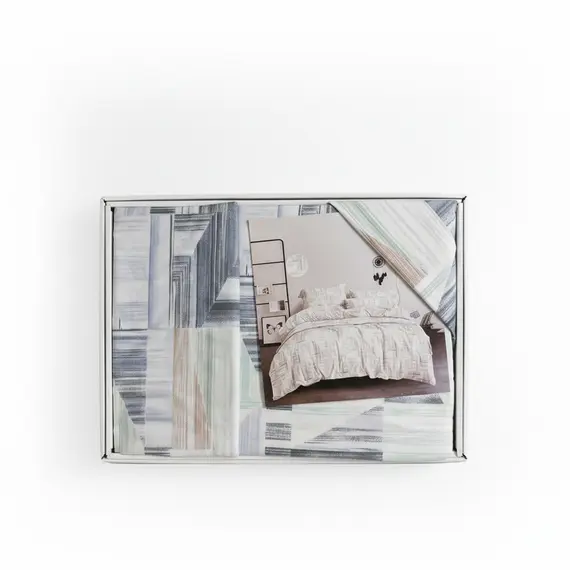 KOMPLET MBULLESE JORGANİ “BELLA NOTTE” 200x220 ME DIZENJO GJEOMETRIKE