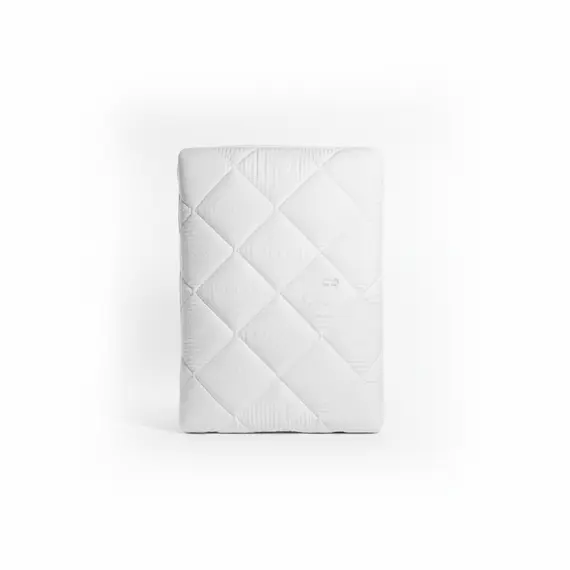 Jorgan Bubble 220x240 i Bardhë me Qepje në Formë Diamanti