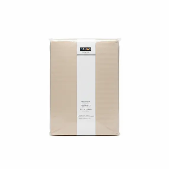 DAMAS Edition Set Mbulesë Jorgani 3 Pjesë 220x240 cm, Mikrofibër 100%, Ngjyrë Kafte e Çelët