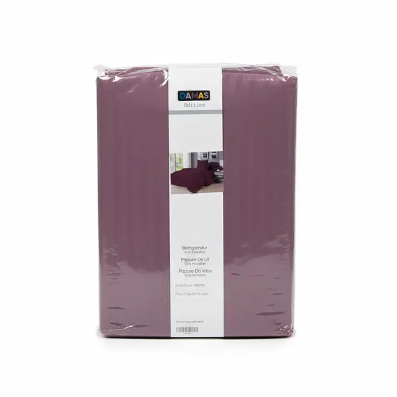 DAMAS Edition Set Çarçafësh 3-Pjesësh 220x240 cm, Mikrofibër, Ngjyrë Vjollcë