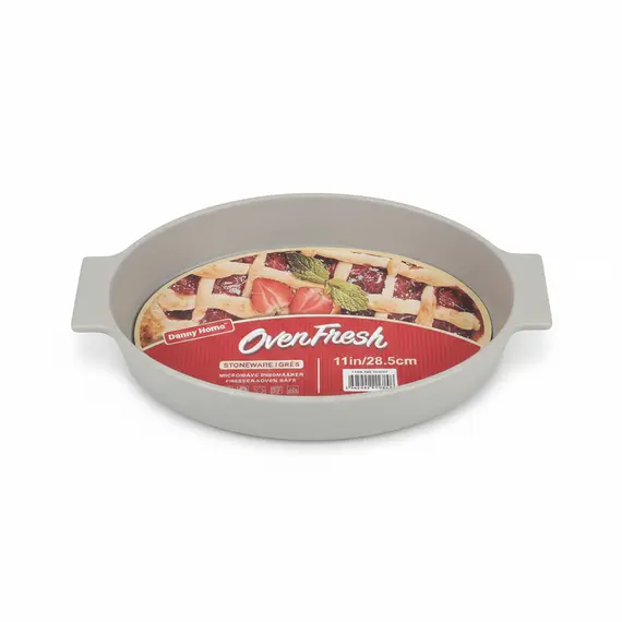 Danny Home Tavë Guri Ovale me Doreza, 28.5 cm (11")