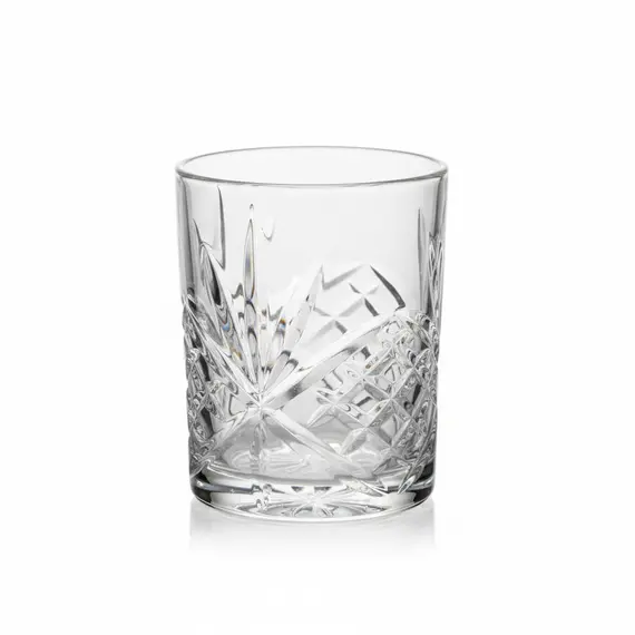 Gote Qelqi Stil Kristali për Ujë & Whiskey, Me Baze të Trashë