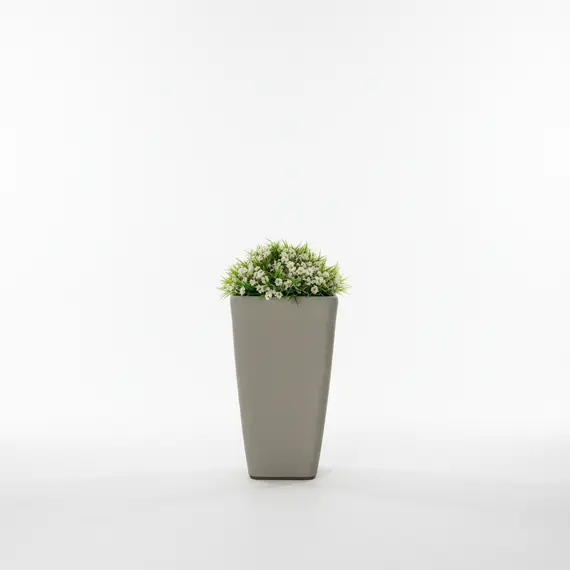 Vazo Dekorative / 22*22*42cm / Cement Grey S/M/L