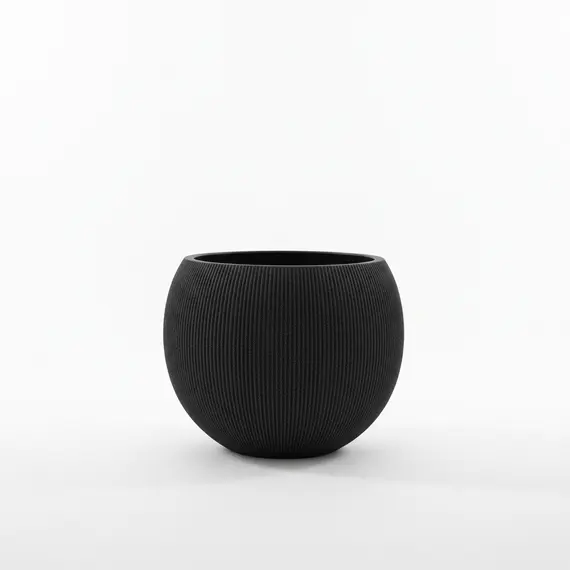 Vazo Dekorative M / 53*53*41.1cm / Mediterranean Black