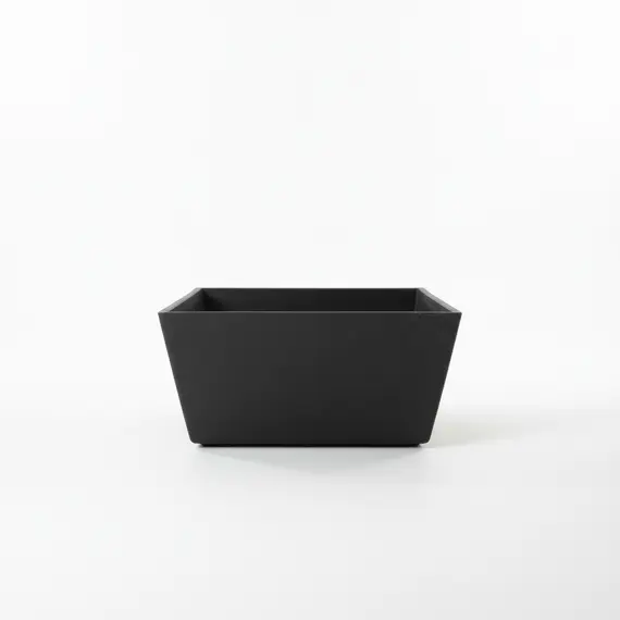 Vazo Dekorative M / 40*40*18.5cm / Charcoal Black