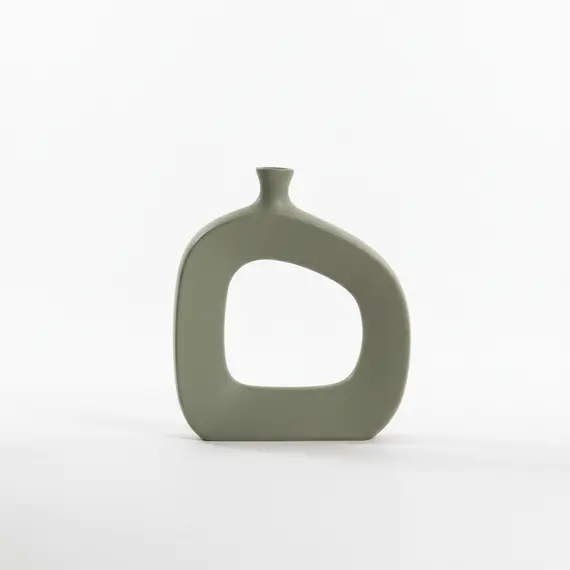 Vazo Dekorative / 23.5x6.5x27cm / Qeramik