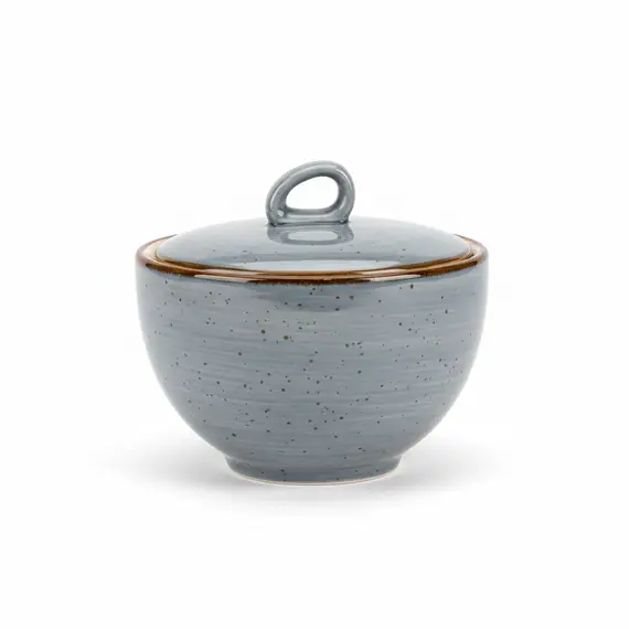 Tas me kapak / Blu - Gold / Porcelan