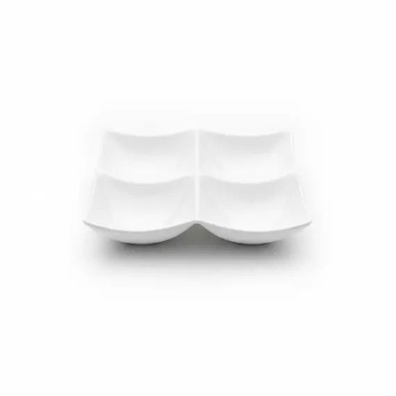 Tas / 4 pjese / Bardhe / Qeramik