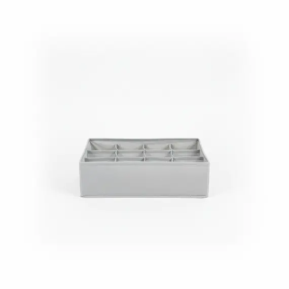 Kuti Organizative / 32*32*10cm / 16 ndarje / me doreze / Gri