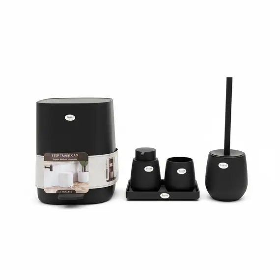 Aksesore Tualeti / Set 5 cope / Kosh I madh / Bezhe