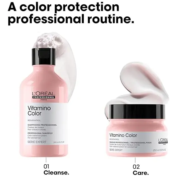 Shampo për flokë të lyer L’Oreal Serie Expert Vitamino Color 300ml, 6 imazh