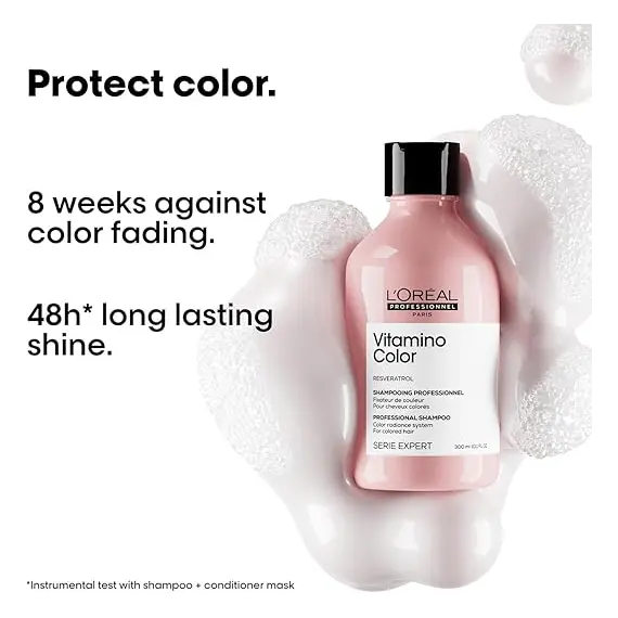 Shampo për flokë të lyer L’Oreal Serie Expert Vitamino Color 300ml, 2 imazh