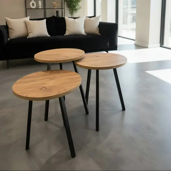 Set Modern Mobilimi për Shtëpi – Komplet për Sallon, Kuzhinë dhe Dhomë Gjumi, 8 imazh