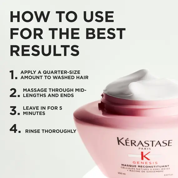 Maskë flokësh Kerastase Genesis 200ml, 5 imazh