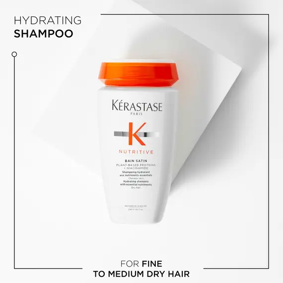 Shampo ushqyes flokësh Kerastase Nutritive Bain Satin 250ml, 3 imazh