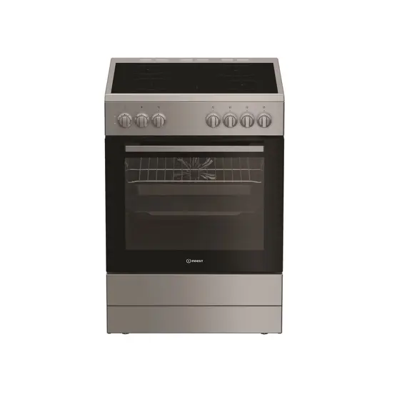 Sobë Indesit I6V5PMS 60cm Qeramike me Furrë 66L A