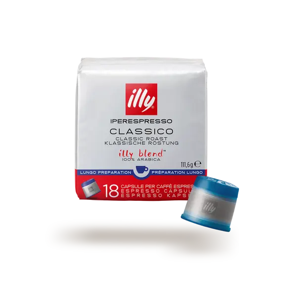 Kapsula Kafe Illy Lungo Iperespresso 18 Copë 100% Arabica