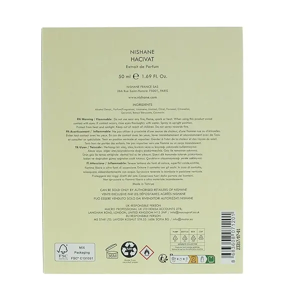 Parfum Nishane Hacivat Extrait de Parfum 50ml Unisex, 3 imazh