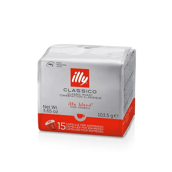 Kapsula Kafe Illy Mitaca MPS Classico 15 Copë 100% Arabica