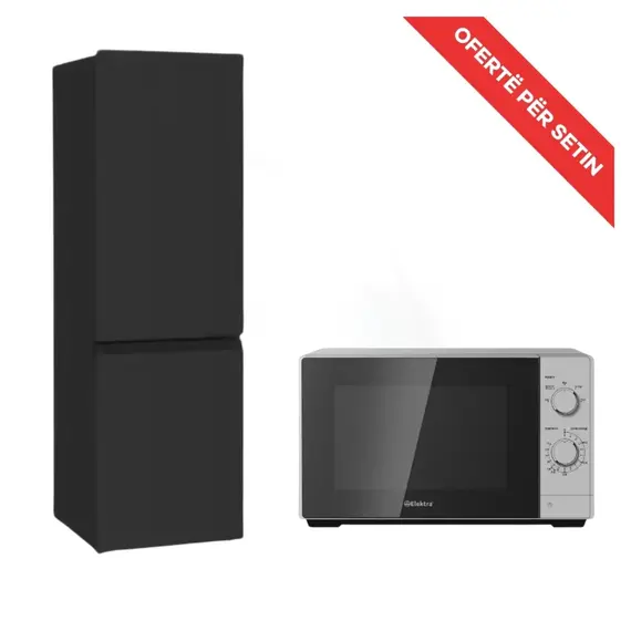 Set Elektra Frigorifer 310L No Frost + Mikrovalë 20L 700W