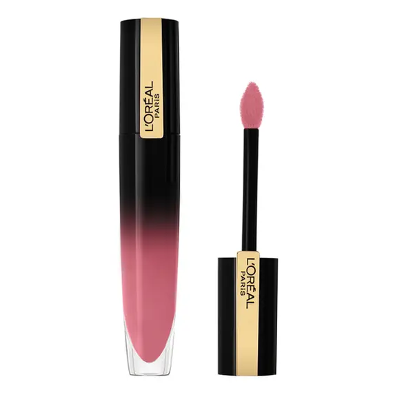 Lip-gloss Brilliant Signature L'Oreal Make Up (6,40 ml), Ngjyrë: 310-të jetë pa kompromis 6,40 ml, Ngjyrë: 310-të jetë pa kompromis 6,40 ml, 7 imazh