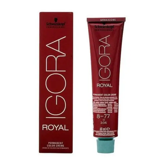 Permanent Dye Igora Royal Schwarzkopf 8-77 (60 ml)