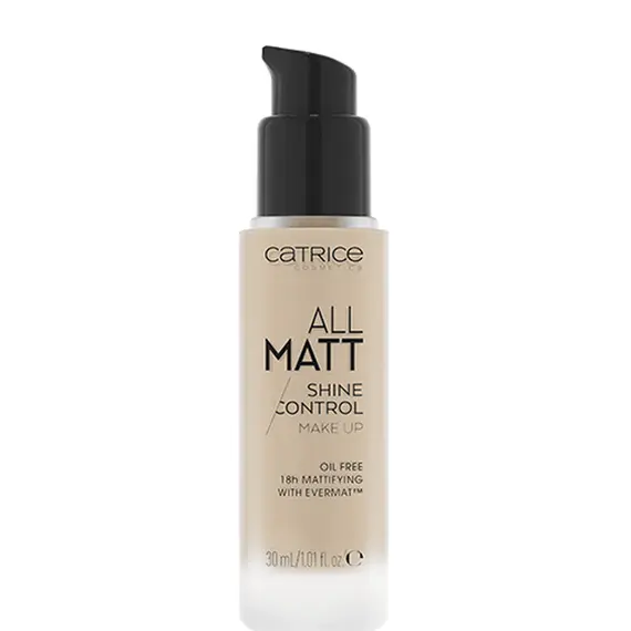 Liquid Make Up Base Catrice All Matt 010N-neutral light beige (30 ml), 2 imazh