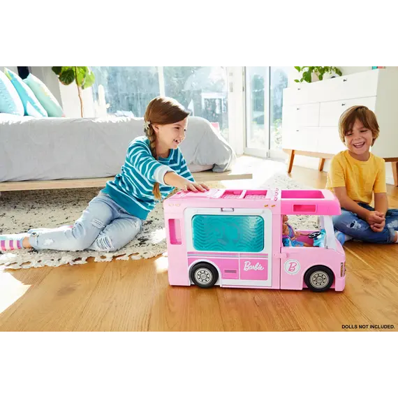 Barbie 3-In-1 Dreamcamper Vehicle And Accessories, 6 imazh