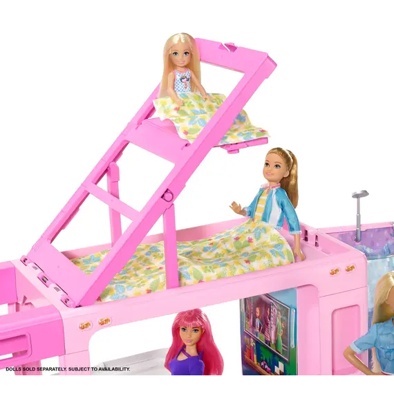 Barbie 3-In-1 Dreamcamper Vehicle And Accessories, 5 imazh