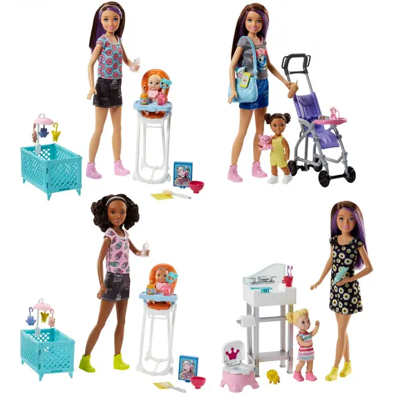 Barbie Skipper Babysitters Inc. Doll And Accessory Assortment., 3 imazh