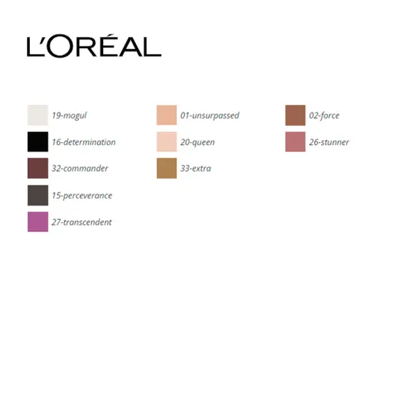 Ngjyra e rimelit Queen L'Oreal Make Up Grey, 2 imazh