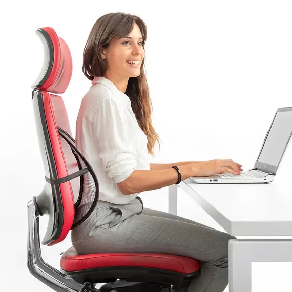 Portable Breathable Lumbar Support Backonfy InnovaGoods, 6 imazh