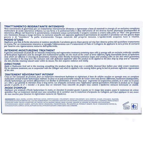 Shishe me koncentrat hialuronik Bottega di LungaVita Vita-Age Aurum, 3 imazh