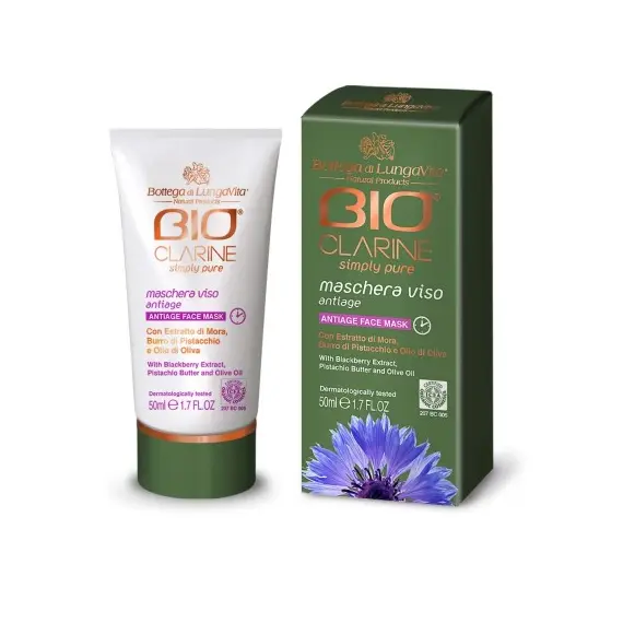 Maskë fytyre Bottega di LungaVita Bioclarine Antiage