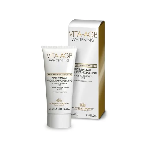 Dermopeeling për fytyrën Bottega di LungaVita Vita-Age Whitening Bioremoval Face