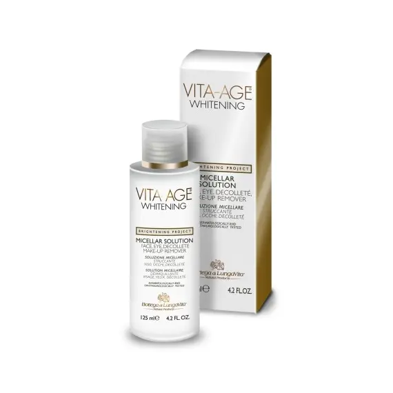 Bottega di LungaVita Vita-Age zbardhues ujë pastrues për fytyrën e syve dhe dekoltesë