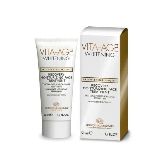 Trajtim hidratues i fytyrës Bottega di LungaVita-Vita-Age Recovery Whitening Recovery