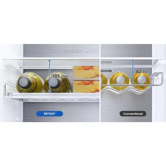 Frigorifer  Samsung Normal RB34T671FSA/EK 340 L, 6 imazh