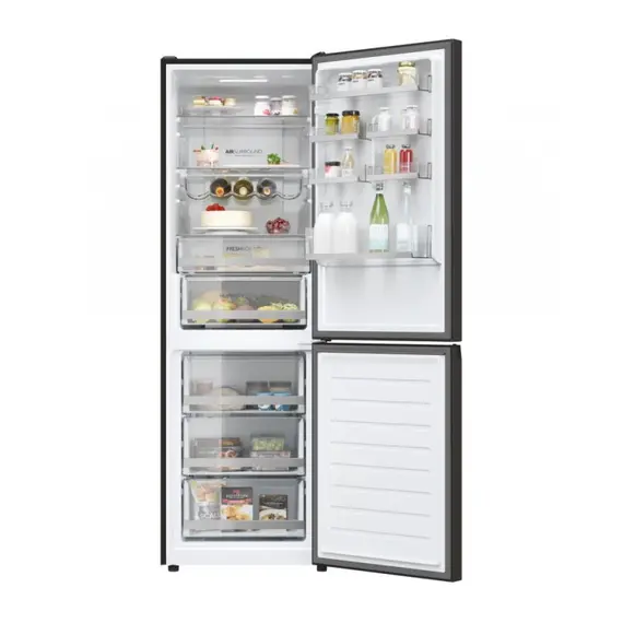 Frigorifer  Haier Normal HDW3618DNPB 377 L, 2 imazh