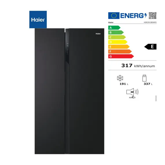 Frigorifer  Haier Double Sided HSR3918ENPB 528 L, 2 imazh