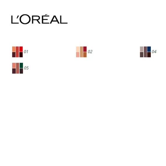 Paleta e hijeve të syve La Petite Palette L'Oreal Make Up, Ngjyrë: 1, Ngjyrë: 1, 3 imazh