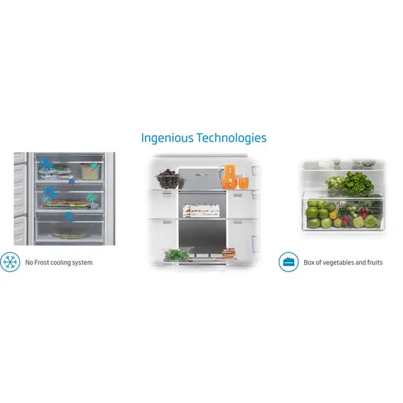 Frigorifer  Beko Normal BCNA306E4SN 284 L, 5 imazh