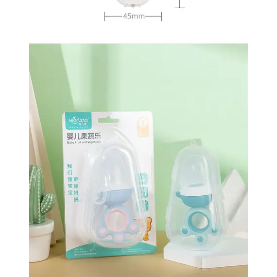 Biberon Ushqyes për fëmijë - Ushqim Fruta Feeding Silikoni, 2 imazh