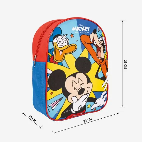ÇANTA SHKOLLORE MICKEY MOUSE KUQ, 4 imazh