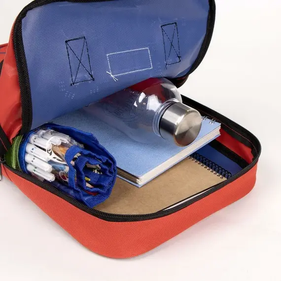 ÇANTA SHKOLLORE SPIDERMAN KUQ BLU, 7 imazh