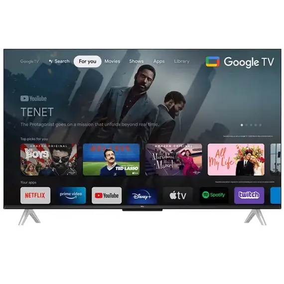 TV 50" TCL 50P6384K Led 4K HDR Google TV dhe Game Master, 3 imazh