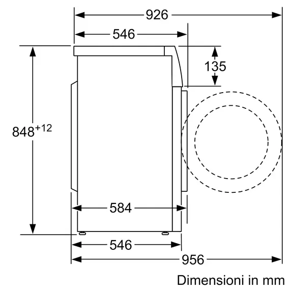 Lavatrice Bosch WAJ24068II 8 KG 1200 rpm C, 8 imazh