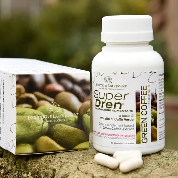Bottega Di Lungavita Super Dren Capsulas Cafe Verde 60 Caps
