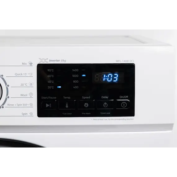 LAVATRICE VIVAX WFL-140812CI 8 KG Inverter A(A+++) 1400 rpm, 7 imazh