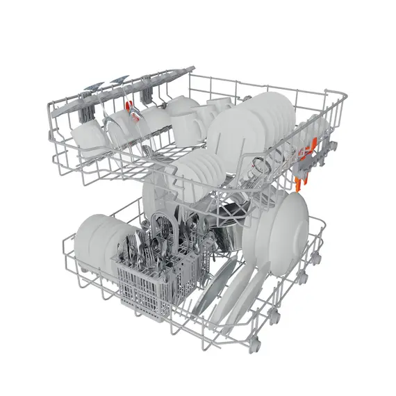 Lavastovilje Hotpoint H2F HL626 X FS Qendrim i lire 60 CM, 5 imazh